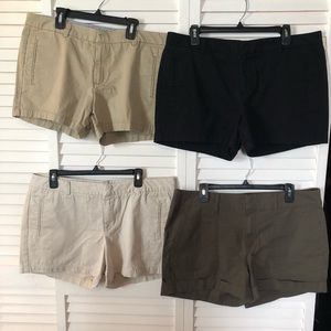 FOUR pairs of shorts size 14 JCP ana Stylus